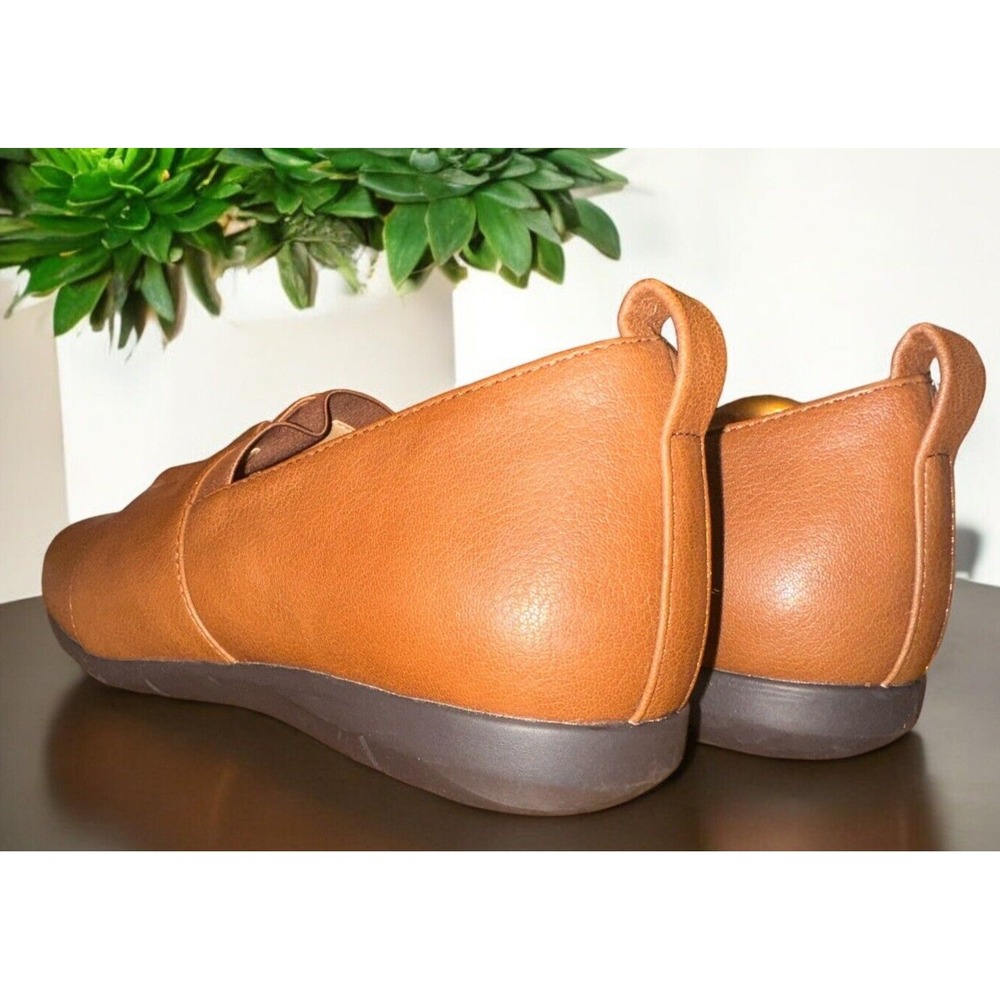 ComfortView Womens Size 10.5WW The Vita Flat Shoes Loafers Slip On Brown - Picture 4 of 7